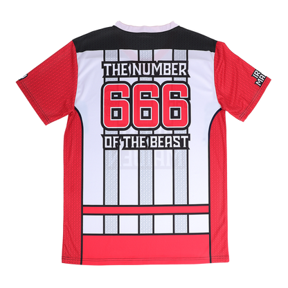The Number of The Beast - Iron Maiden Football Jersey
