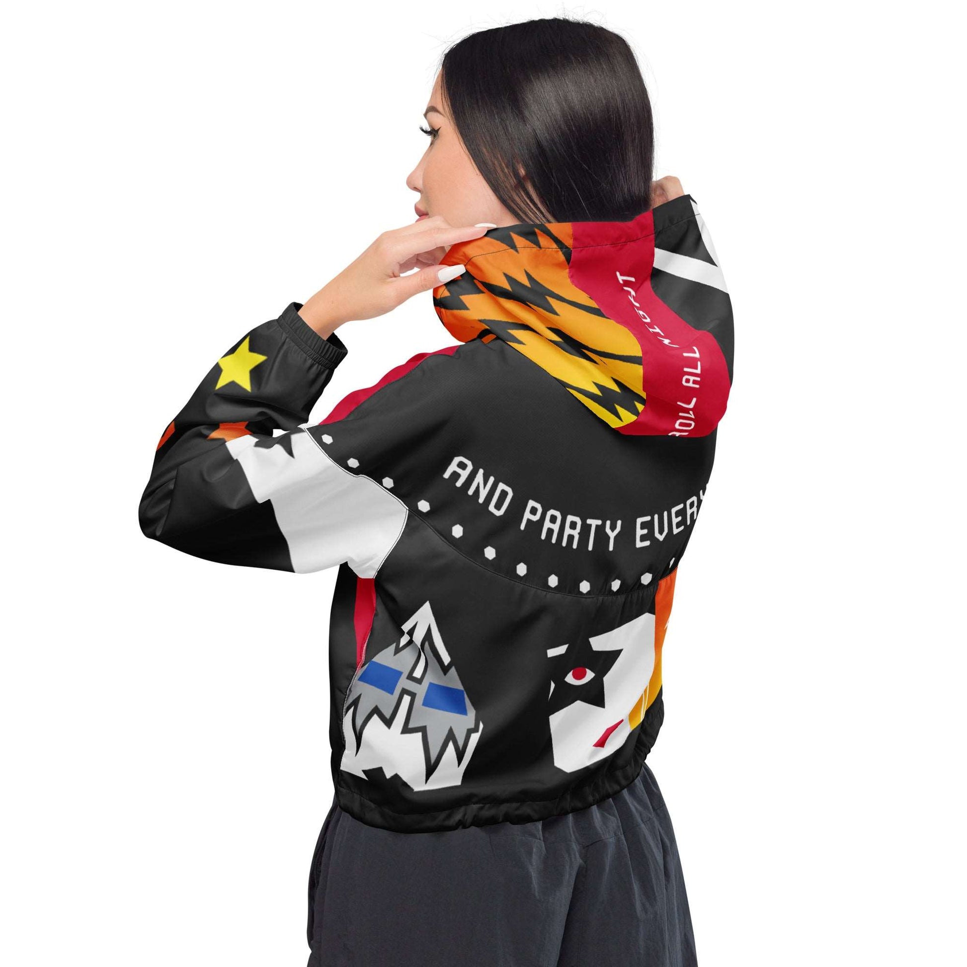 Rock and Roll All Nite - Cropped Windbreaker