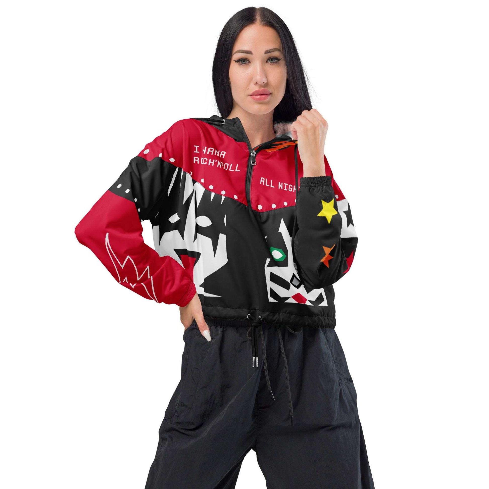 Rock and Roll All Nite - Cropped Windbreaker