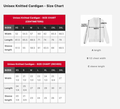 Major Tom - David Bowie - Unisex Knitted Cardigan